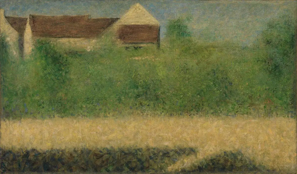 Maisons et jardin - Georges Seurat image 1 tableau peint à l’huile sur toile