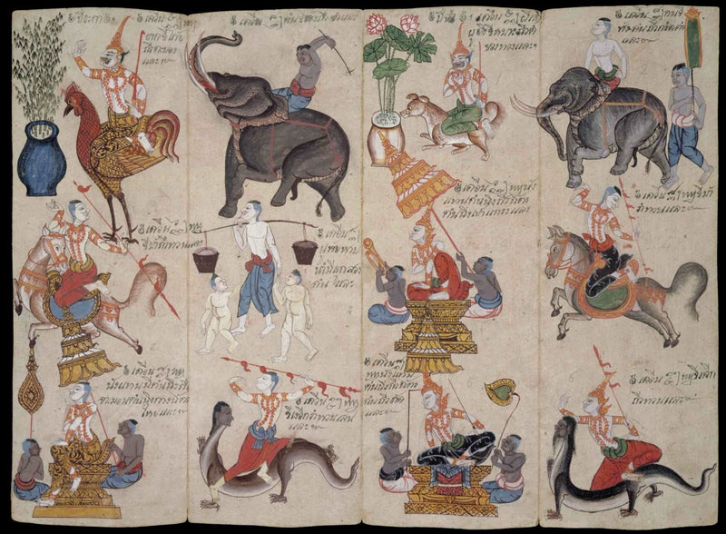Manuel de divination Phrommachat - Artiste thaïlandais anonyme