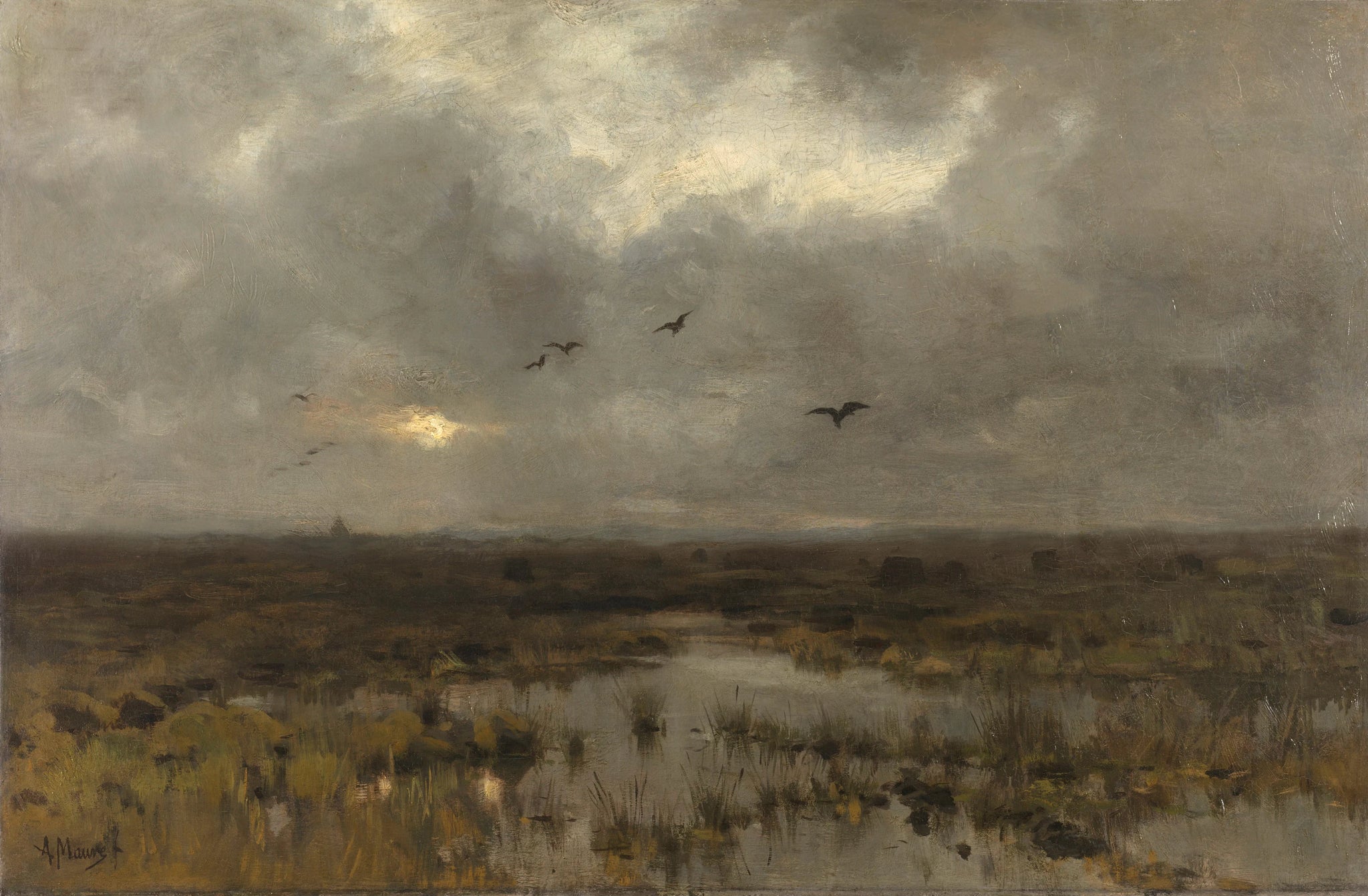Le marais - Anton Mauve