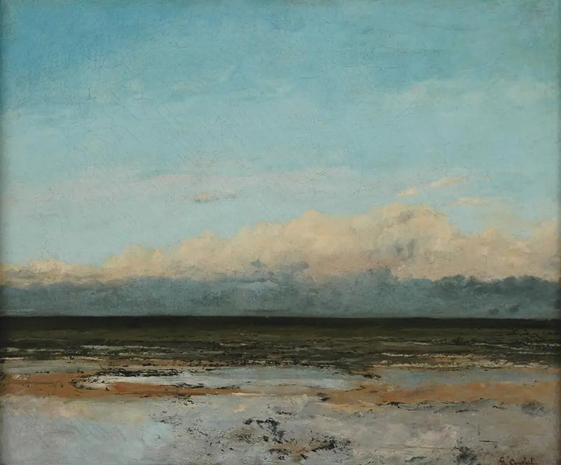 उभरती हुई ज्वार - Gustave Courbet