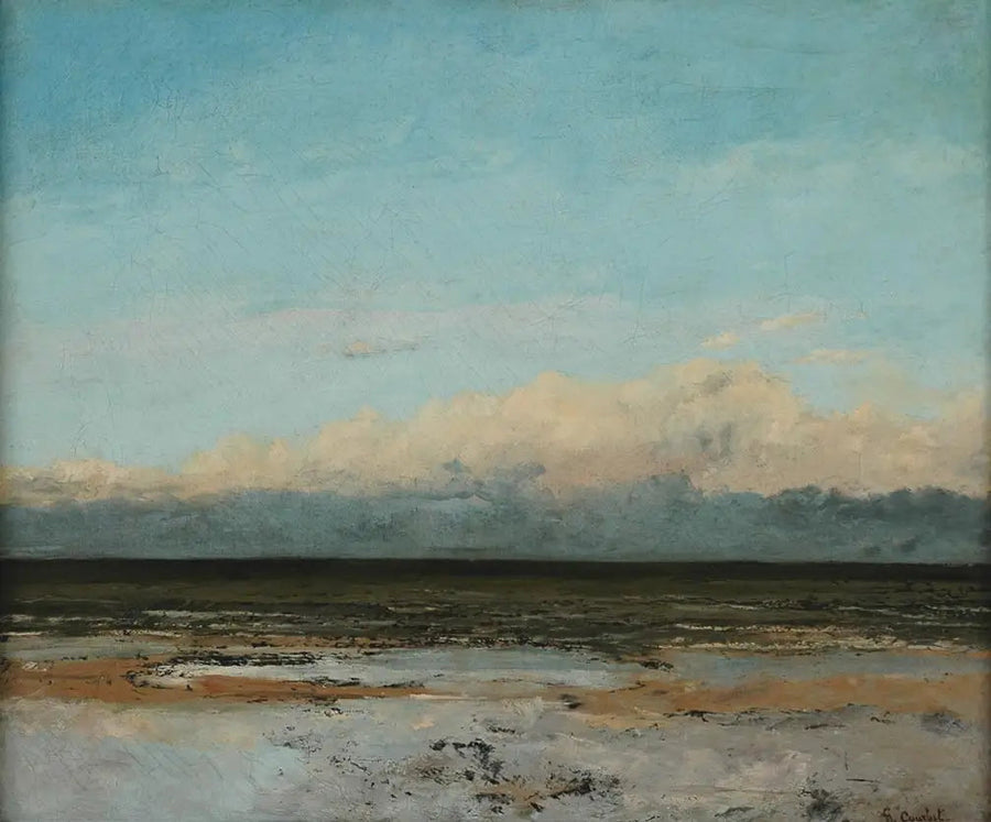 उभरती हुई ज्वार - Gustave Courbet
