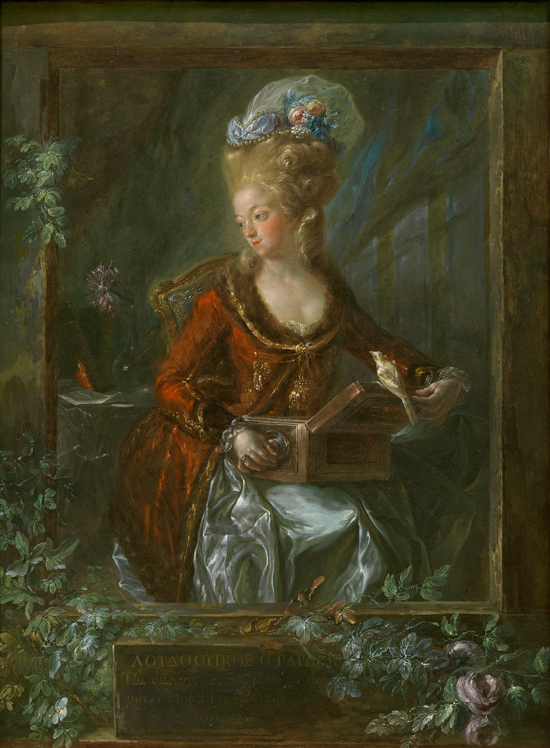 María de las Nieves Micaela Fourdinier, femme de l'artiste - Luis Paret y Alcázar