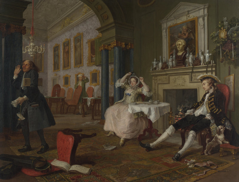Mariage à la mode 2 : le tête-à-tête - William Hogarth