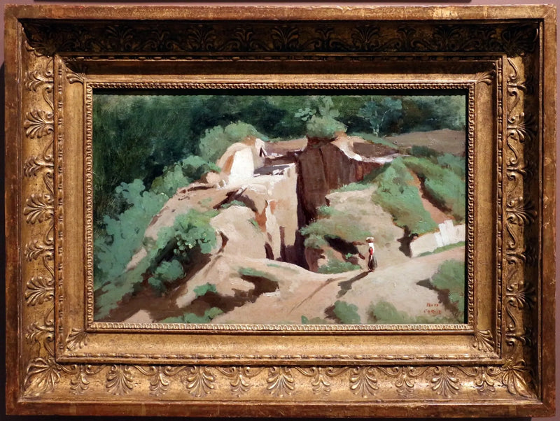 Marino. एक धोबीघर - जीन-बैप्टिस्ट कैमिले कोरो