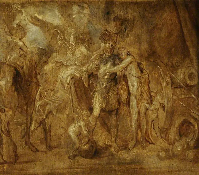 मंगल ग्रह युद्ध में - Antoine van Dyck