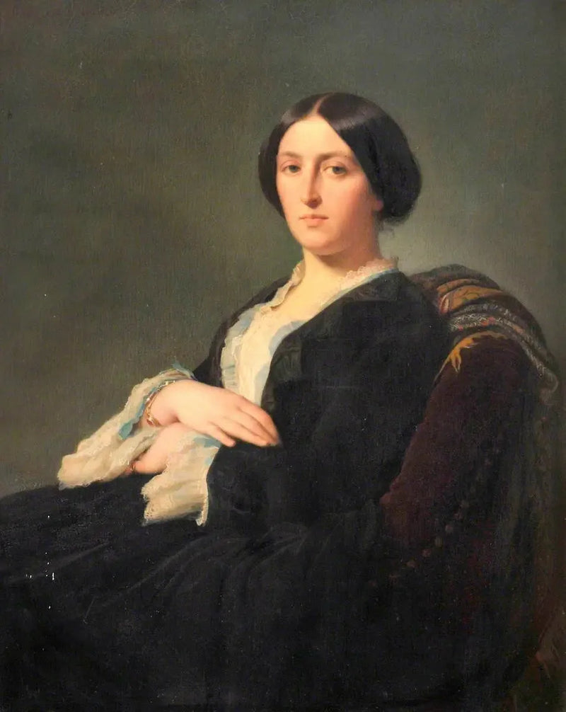 मैरी बडिकम (1822-1892), née Marie Jeanne Hownam - हिपोलाइट फ्लैंड्रिन