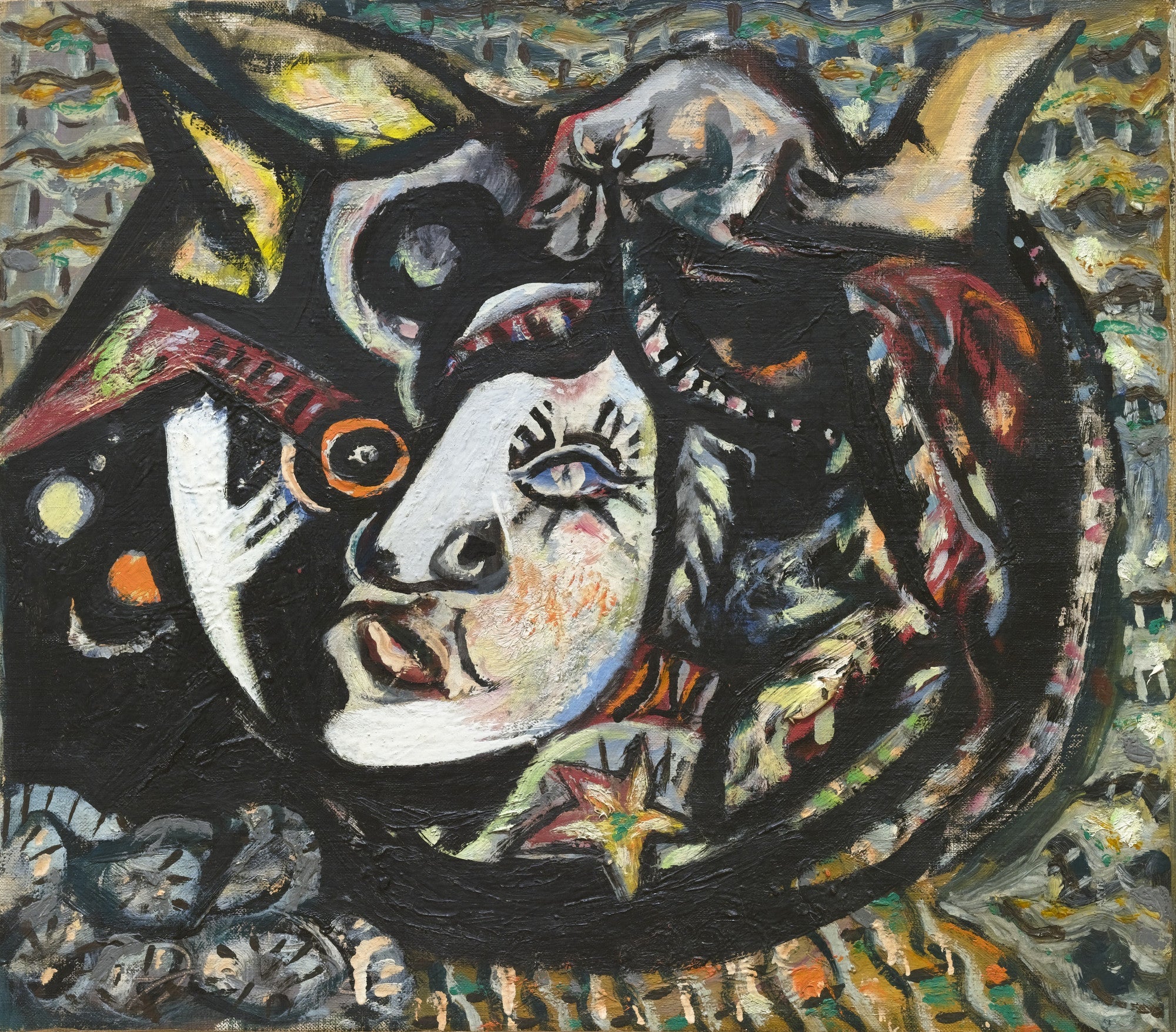 Masque - Jackson Pollock image 1 copie peinte à la main à l’huile