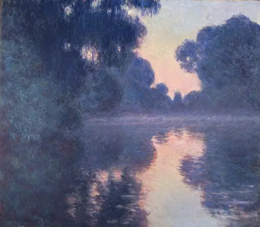 Reproduction du tableau « Matinée sur la Seine - Claude Monet » par Alpha Reproduction en peinture à l’huile