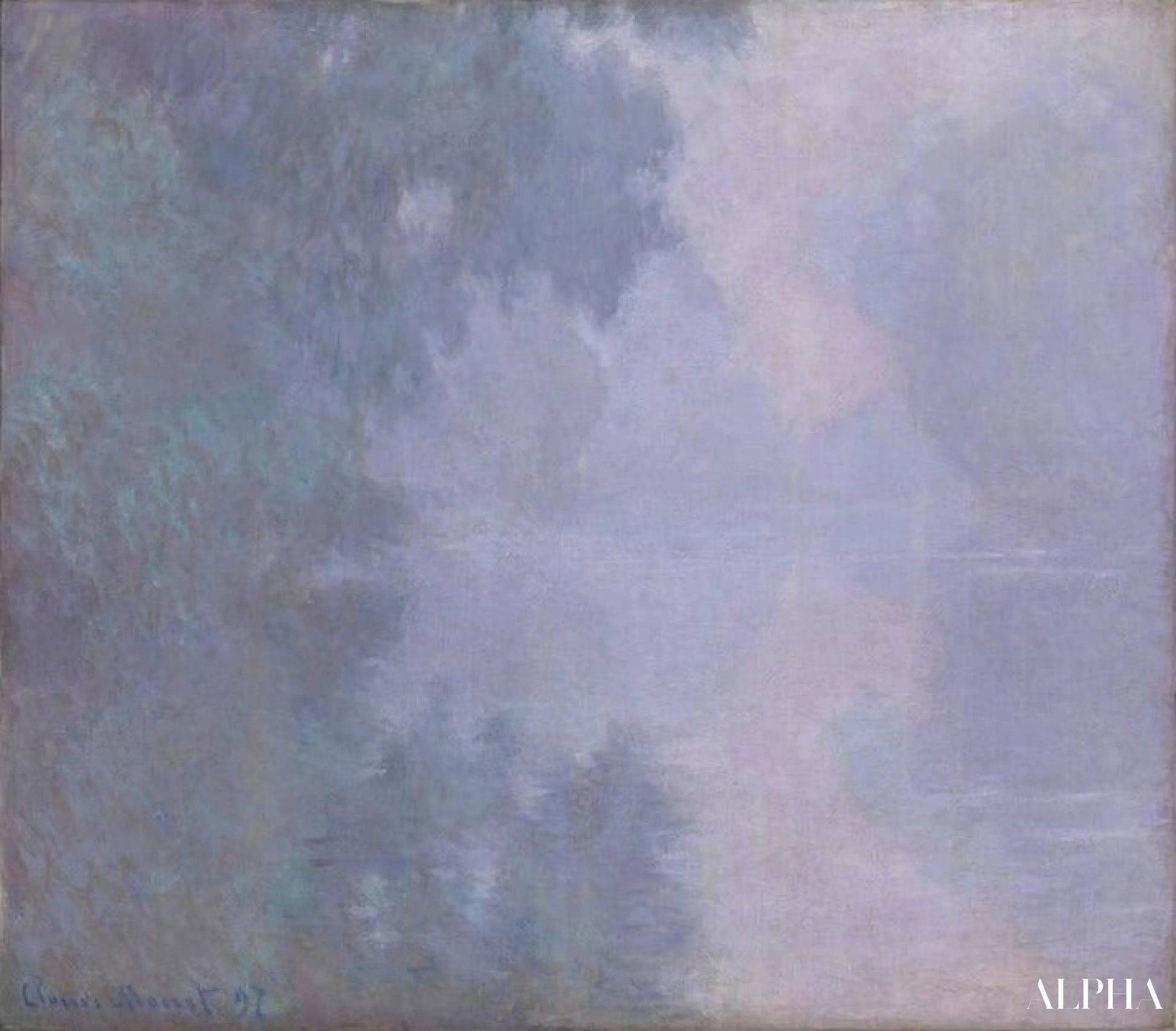 Matinée sur la Seine de Claude Monet - Reproductions de tableaux et peintures haut de gamme