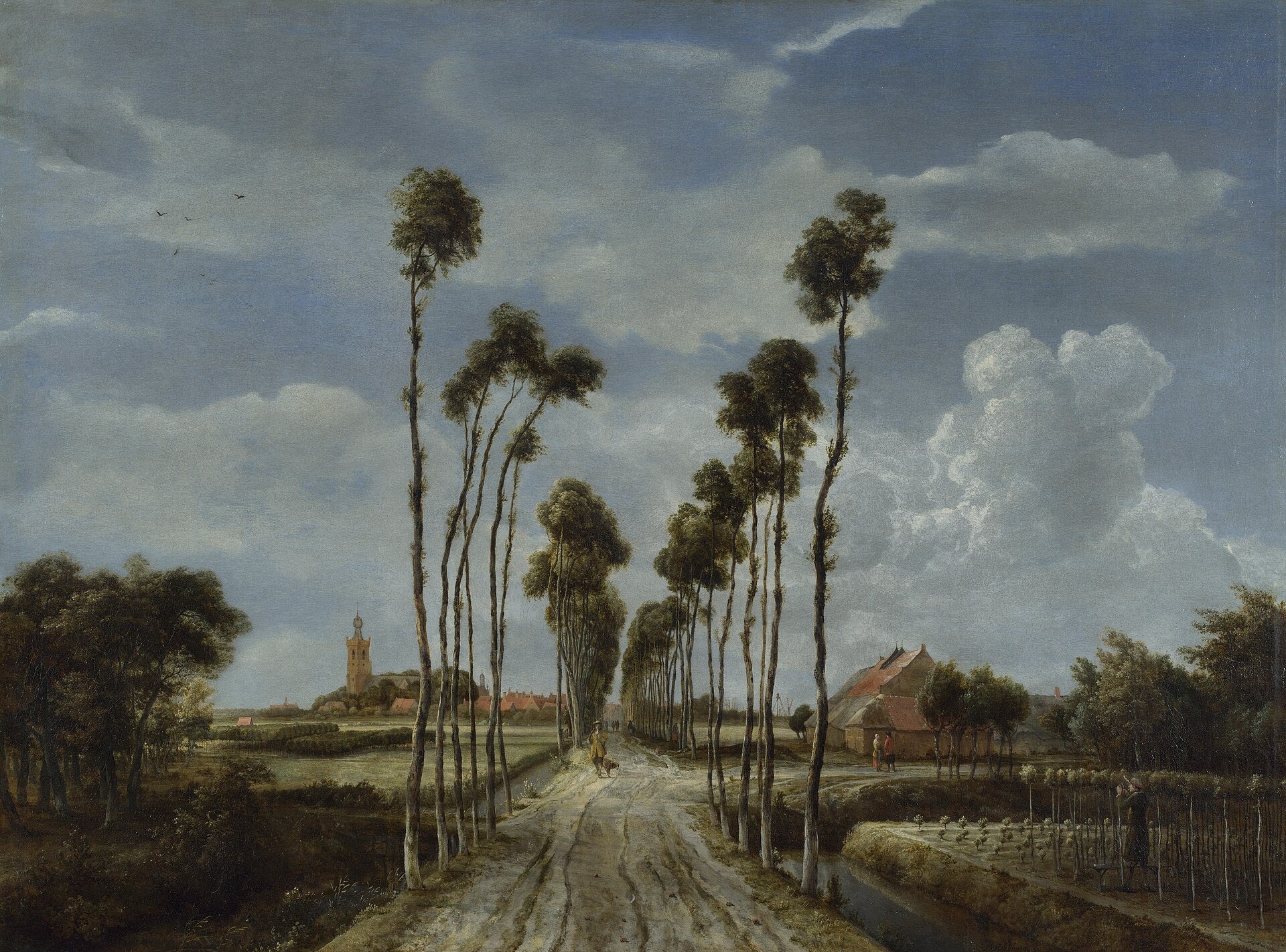 L’Avenue de Middelharnis - Meindert Hobbema