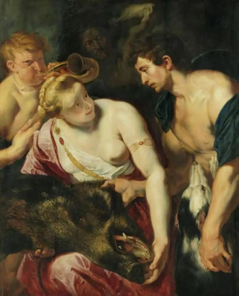 Meleager en Atalanta - Peter Paul Rubens image 1 reproduction artisanale de tableau