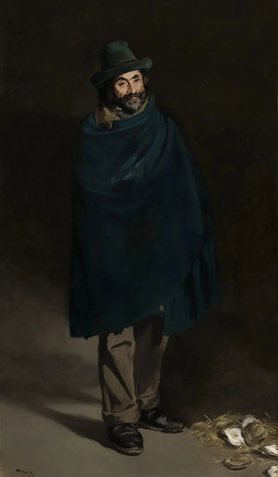सीपों के साथ भिक्षु (दार्शनिक) - Édouard Manet