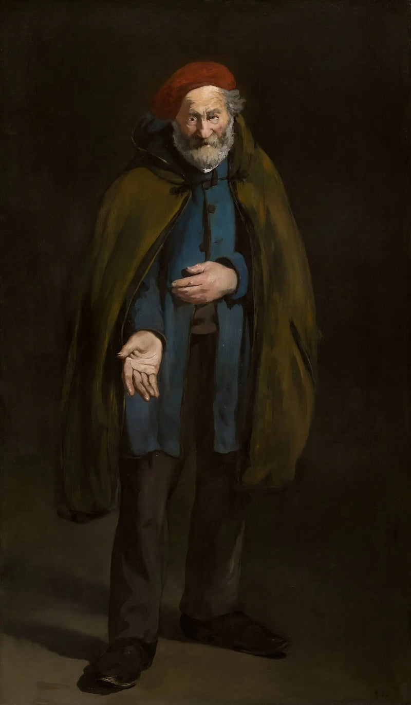 डफेल कोट में भिक्षु (दार्शनिक) - Édouard Manet