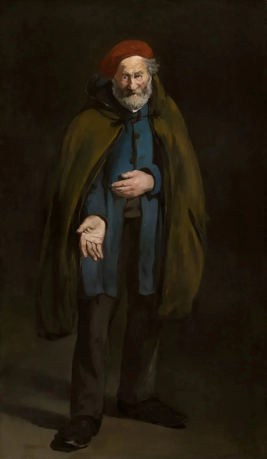 डफेल कोट में भिक्षु (दार्शनिक) - Édouard Manet
