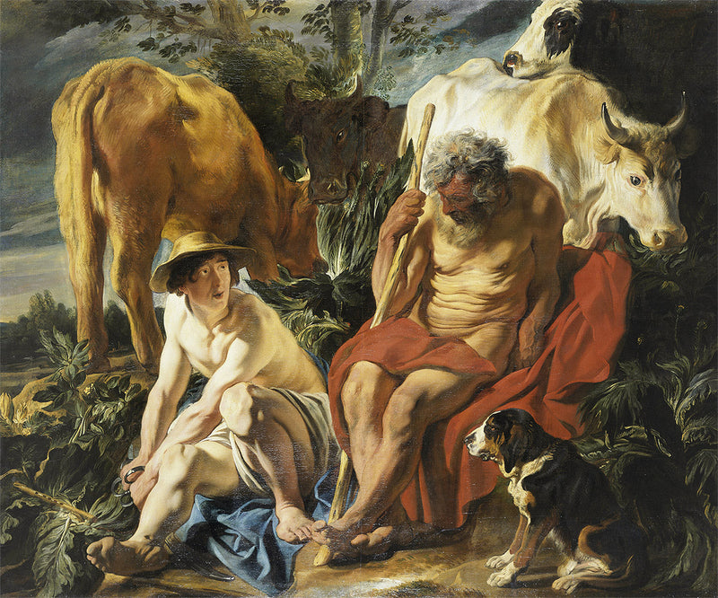 Mercure et Argus - Jacob Jordaens