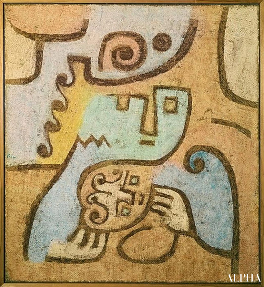 Mère avec enfant - paul klee - Reproductions de tableaux et peintures haut de gamme