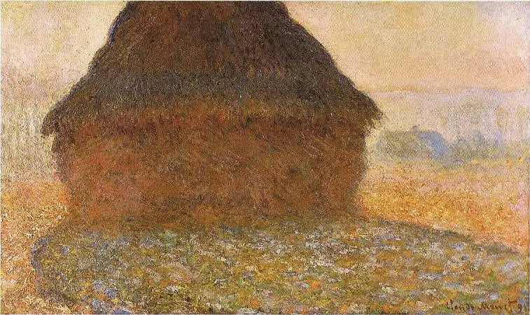 Meule au soleil - Claude Monet image 1 tableau peint à l’huile sur toile