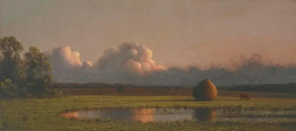 Meules de foin - Martin Johnson Heade image 1 reproduction d’œuvre d’art à l’huile