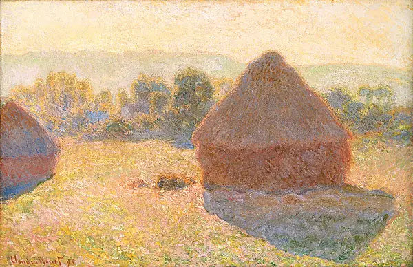 Meules milieu du jour - Claude Monet - Alpha Reproduction