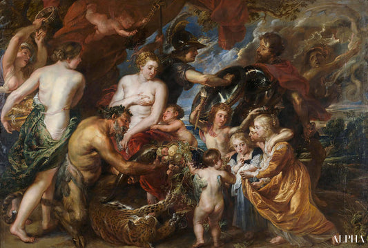 Minerva protège Pax de Mars (Paix et guerre) - Peter Paul Rubens - Reproductions de tableaux et peintures haut de gamme