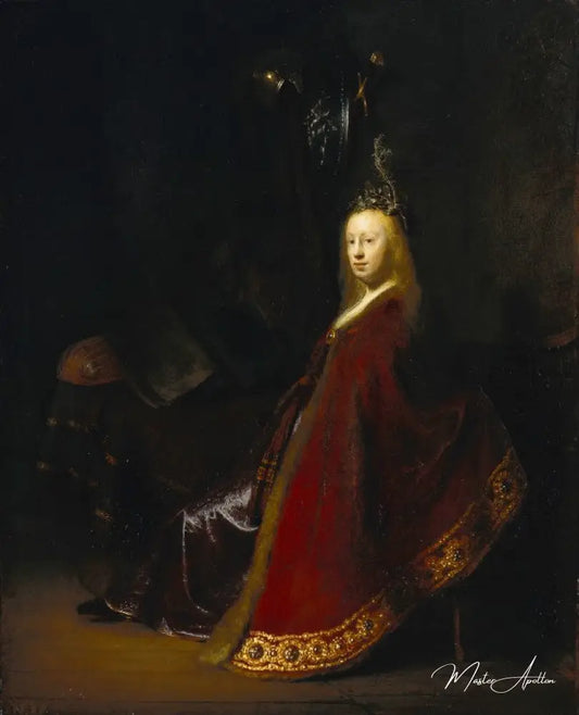 Minerva - Rembrandt van Rijn - Reproductions de tableaux et peintures haut de gamme