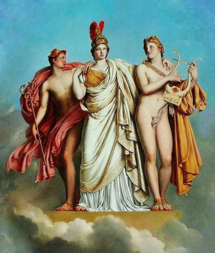 अपोलोन और मर्क्यूर के बीच मीनरव - एन लुई Girodet