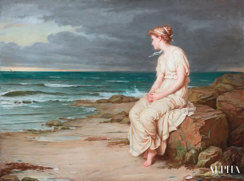 Miranda - John William Waterhouse - Reproductions de tableaux et peintures haut de gamme