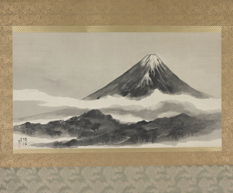 Mont Fuji, Tani Bunchō, 1802