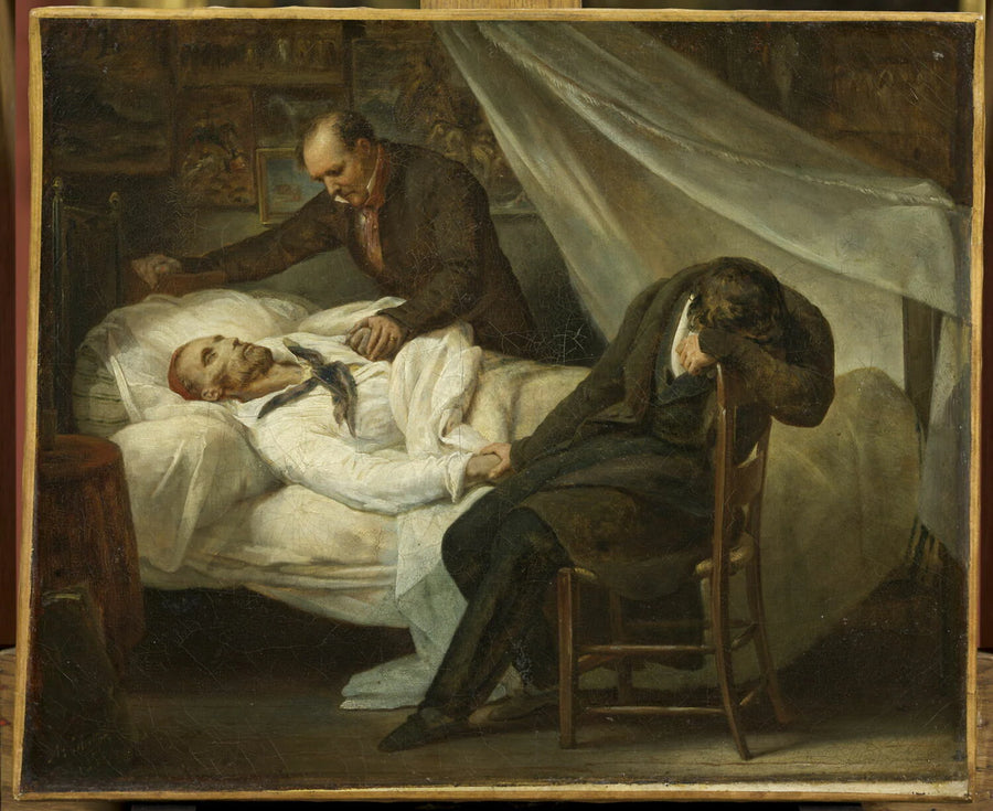 La mort de Géricault, le 26 janvier 1824 - Ary Scheffer
