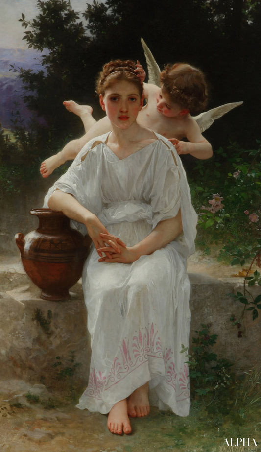 Murmures d’amour - William-Adolphe Bouguereau Reproductions de tableaux à la peinture à l’huile