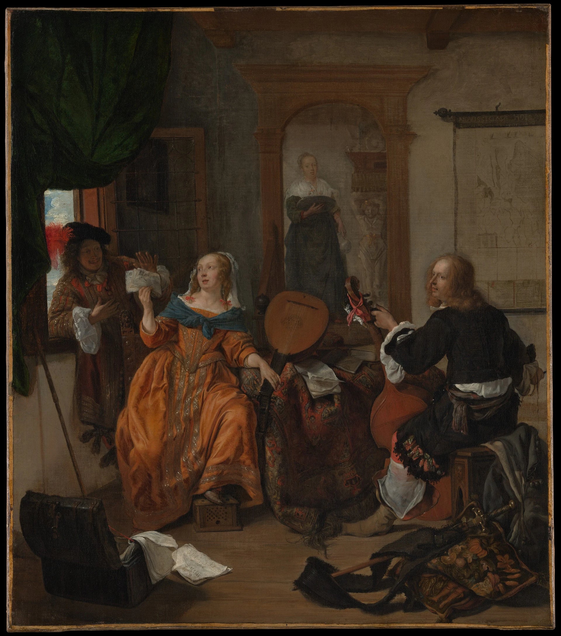 A Musical Party - Gabriël Metsu