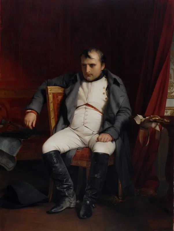 Napoléon Ier à Fontainebleau le 31 mars 1814 - Paul Delaroche - Alpha Reproduction