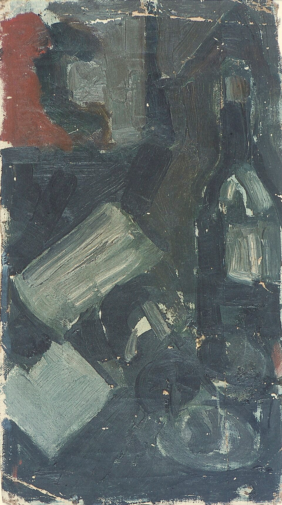 Nature morte à la bouteille - Theo van Doesburg image 1 tableau peint à l’huile sur toile