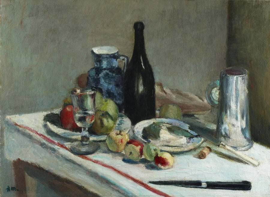 Nature morte au couteau noir - Henri Matisse image 1 reproduction réalisée par Alpha Reproduction