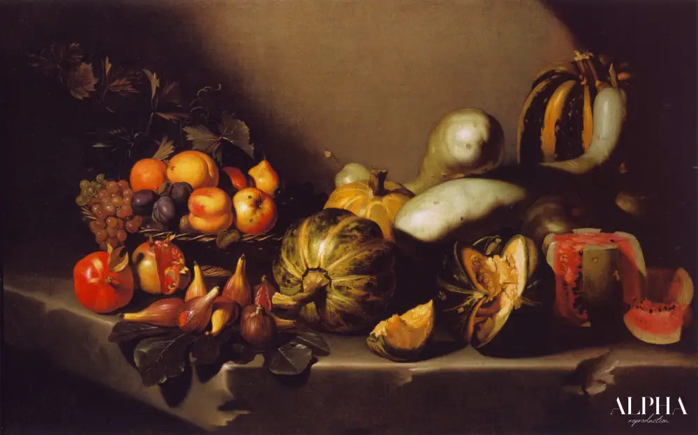 Nature morte aux fruits - Le Caravage Reproductions de tableaux à la peinture à l’huile