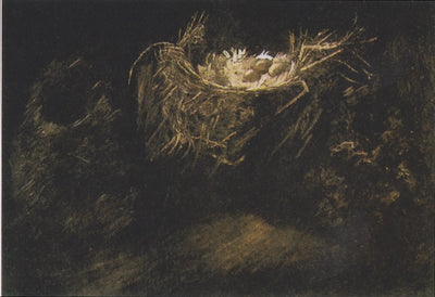 Reproduction du tableau « Nature morte aux trois nids d'oiseaux - Vincent van Gogh » par Alpha Reproduction en peinture à l’huile