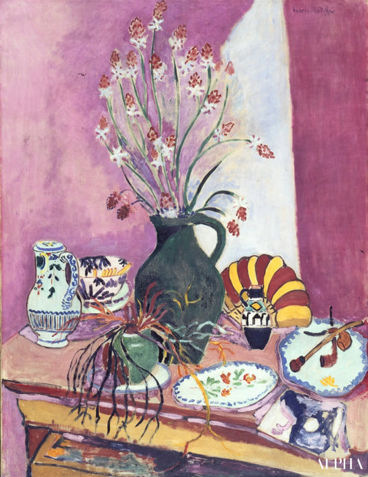 Nature morte avec asphodèles - Matisse - Reproductions de tableaux et peintures haut de gamme