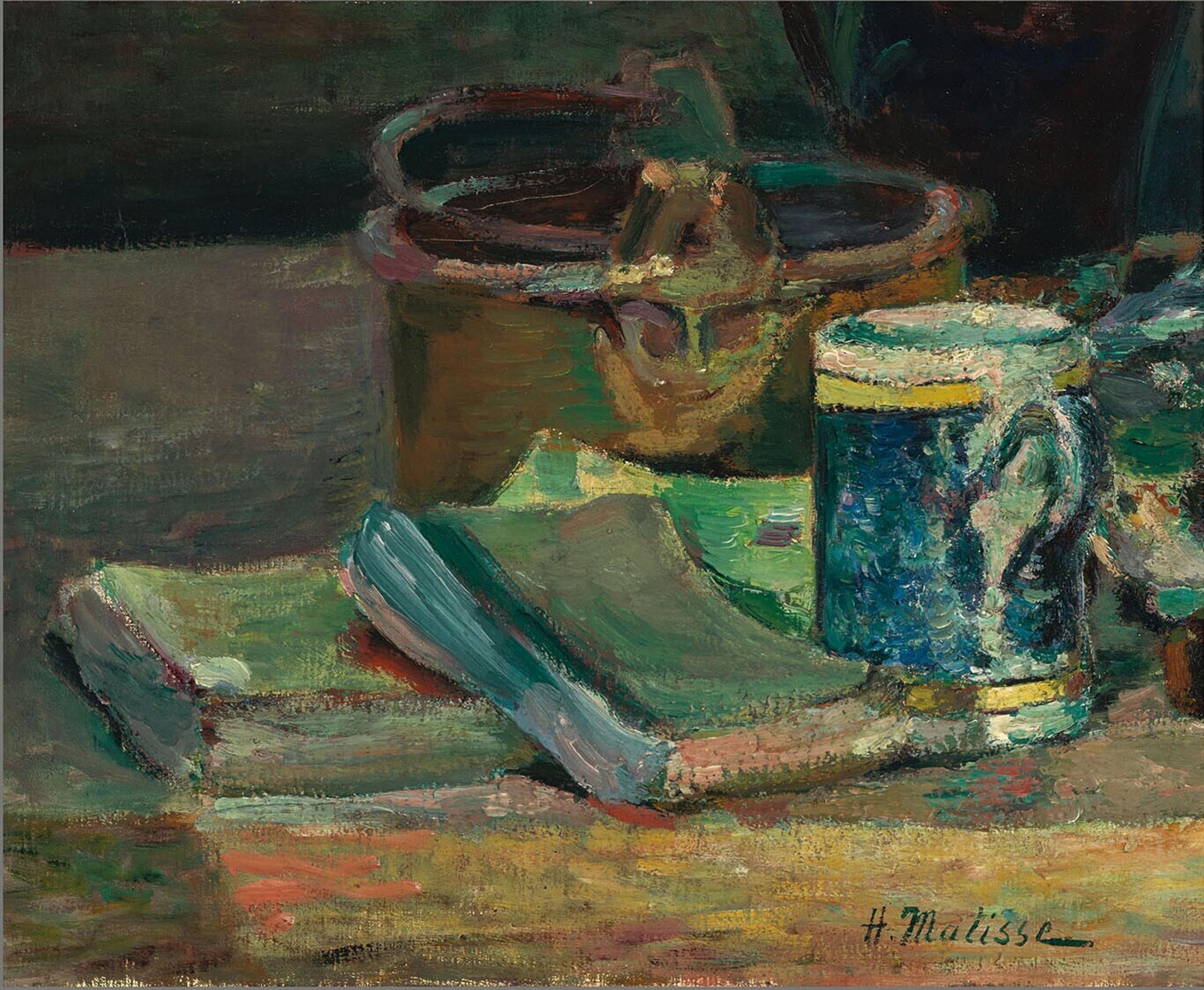 Reproduction du tableau « Nature morte avec livres - Henri Matisse » par Alpha Reproduction en peinture à l’huile