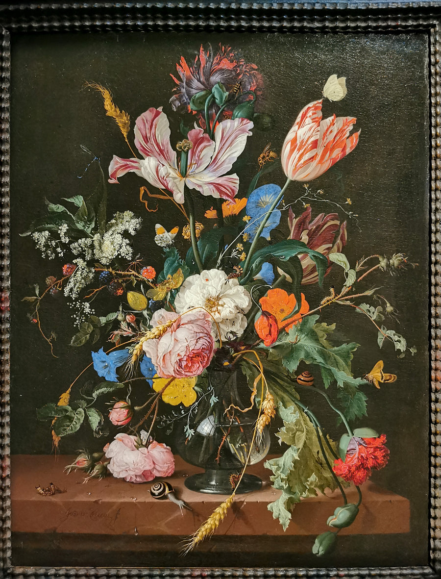 Nature morte florale aux pavots – Jan Davidsz. de Heem, peinture de coquelicots