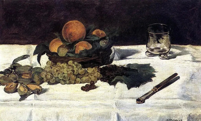 मृत प्रकृति: मेज पर फल - Édouard Manet
