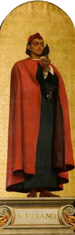 निकोला पिसानो (लगभग 1220/1225–लगभग 1284) (विक्टोरिया एंड एल्बर्ट म्यूज़ियम के लिए मोज़ेक का प्रोजेक्ट) - फ्रेडरिक लेighton