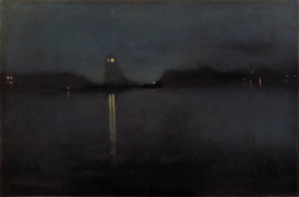 Nocturne - James Abbott McNeill Whistler image 1 copie de tableau peinte à la main
