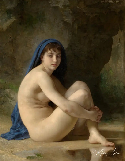 Nu Assis - William Bouguereau Reproductions de tableaux à la peinture à l’huile