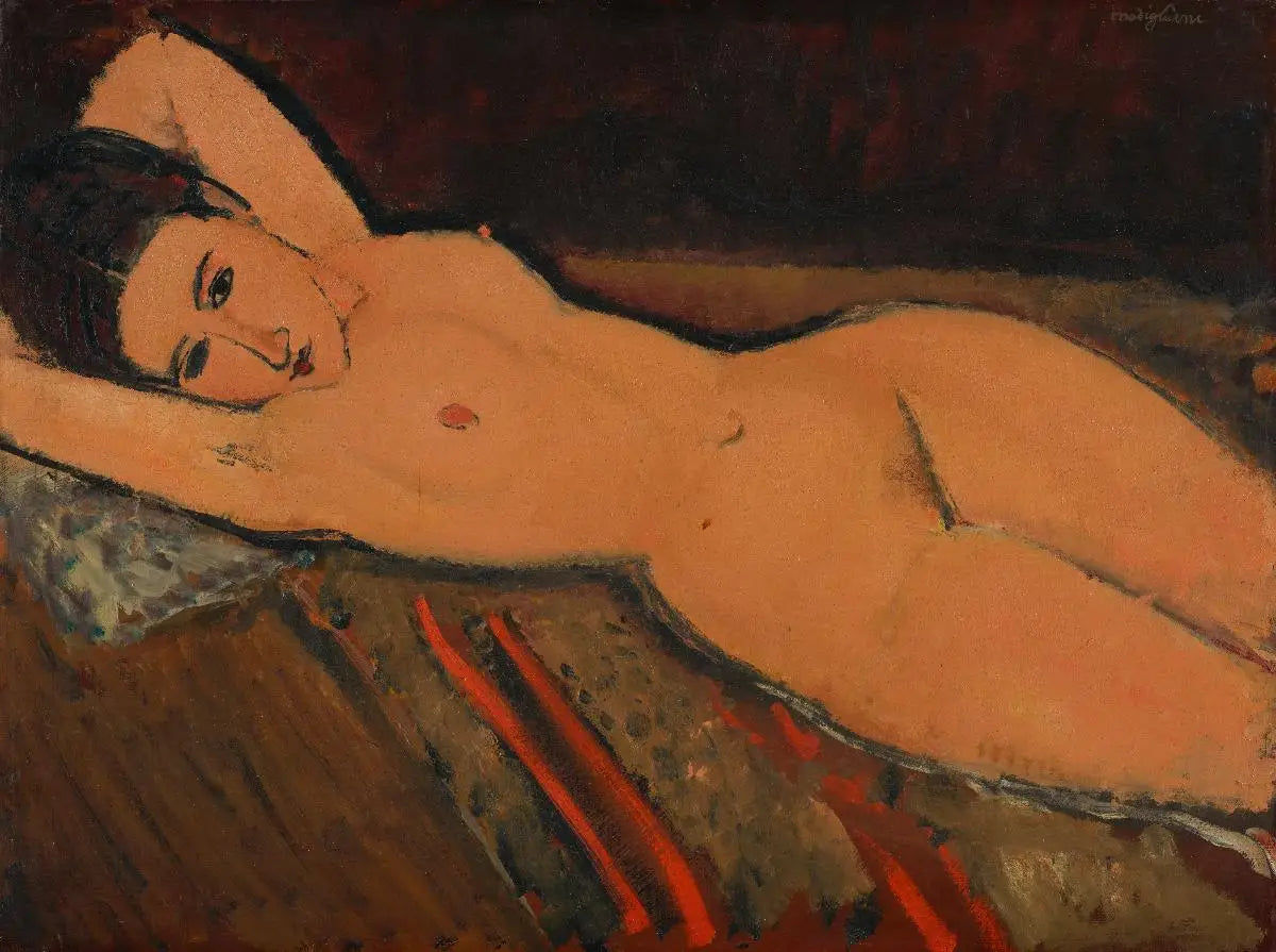 Nu couché - Amedeo Modigliani image 1 reproduction artisanale de tableau