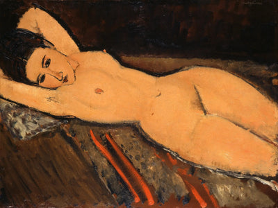 Reproduction du tableau « Nu couché - Amedeo Modigliani » par Alpha Reproduction en peinture à l’huile