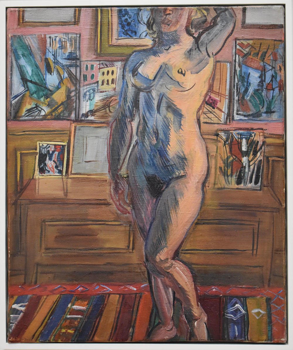Nu dans l'atelier - Raoul Dufy image 1 copie peinte à la main à l’huile