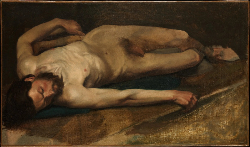पुरुष नग्न - एडगर डिगास