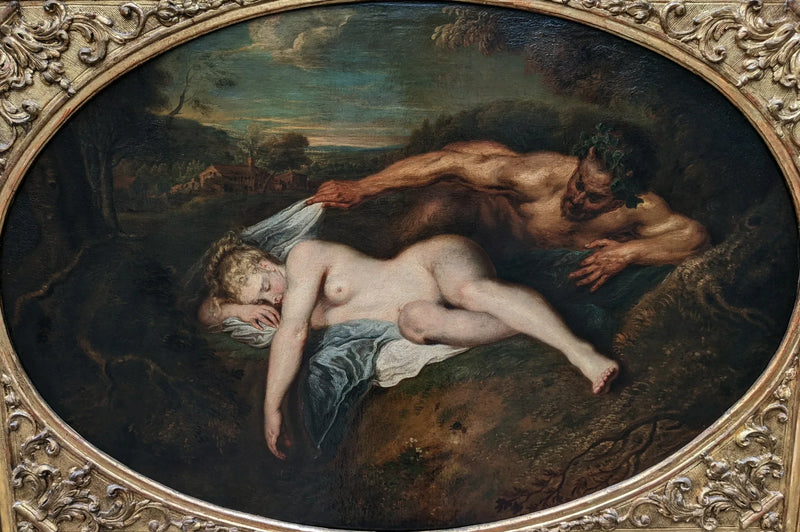 निम्म्फ़ और सतयार - Antoine Watteau