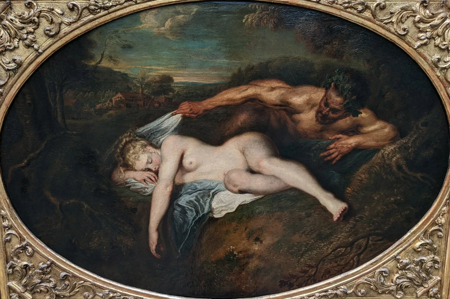 निम्म्फ़ और सतयार - Antoine Watteau