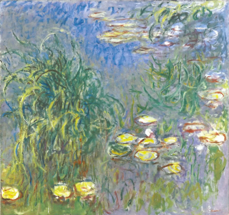 निम्फियास, जड़ी-बूटियों का गुलदस्ता - Claude Monet